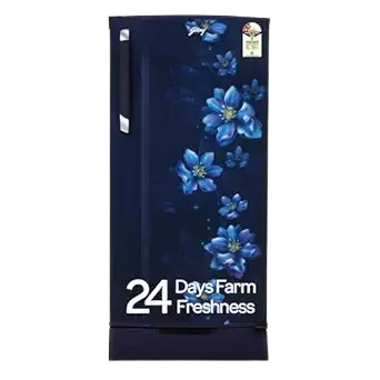 Godrej 183 L 2 Star Farm Fresh Crisper Technology With Jumbo Vegetable Tray Direct Cool Single Door Refrigerator (RD R190B THF BR BL, Berry Blue)