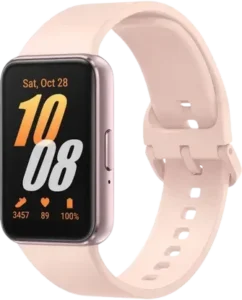 Samsung Galaxy Fit3 | AMOLED Display & Aluminium Body | Upto 13Day Battery | 5ATM & IP68  (Pink Strap, Free Size)