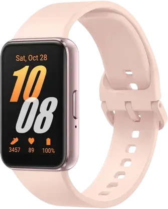 Samsung Galaxy Fit3 | AMOLED Display & Aluminium Body | Upto 13Day Battery | 5ATM & IP68  (Pink Strap, Free Size)