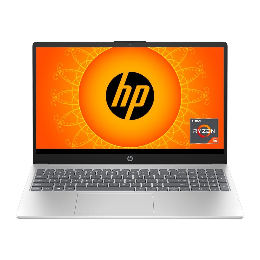 HP Laptop 15, AMD Ryzen 5 7520U, 15.6-inch