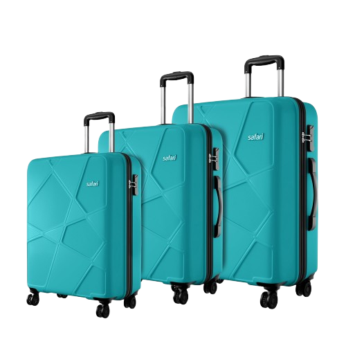 Safari Pentagon Pro 8 Wheels Set of 3 Trolley Bags