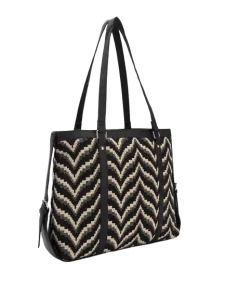 Geometric Printed Oversized Shopper Office Tote Bag
